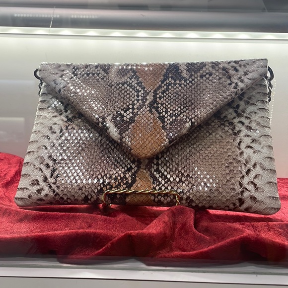 Snakeskin Clutch Purse Women - Picture 1 of 4